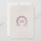 100誕生日招待状アールヌーボーアルフォンスミュシャ 招待状 (裏面)