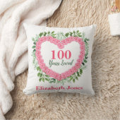 100誕生日枕 – 100年の愛されたデザイン クッション (ブランケット)