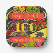 100誕生日 ペーパープレート (正面)