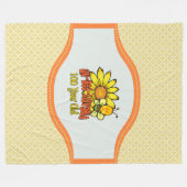 100誕生日- 100歳で信じられない フリースブランケット (正面(横))