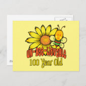 100誕生日- 100歳で信じられない ポストカード (正面/裏面)