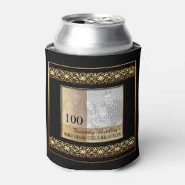 100誕生祝いフォトクーラーボックス 缶クーラー