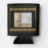 100誕生祝いフォトクーラーボックス 缶クーラー (正面)