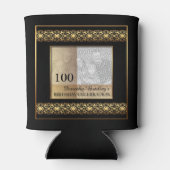 100誕生祝いフォトクーラーボックス 缶クーラー (裏面)