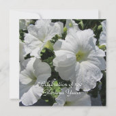 100誕生祝い 招待状 (正面)