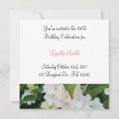 100誕生祝い 招待状 (裏面)