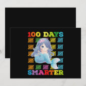 100頭が切れる日マーメイド100日目 招待状 (正面/裏面)