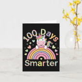 100頭が切れる日レインボーユニコーン100th Day of Scho カード (黄色い花)