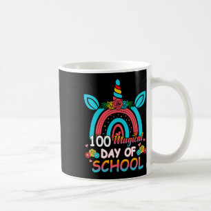 100頭が切れる日レインボーユニコーン100th Day of Scho コーヒーマグカップ