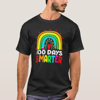 100頭が切れる日レインボー100th Day of 教えSchool Tシャツ