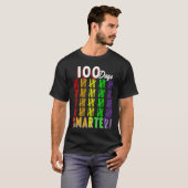 100頭が切れる日数ハッシュマーク100日目 Tシャツ (正面フル)
