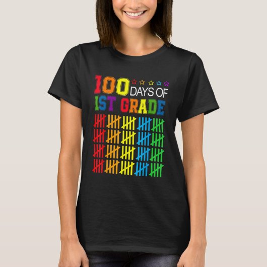 100頭が切れる日1年生100日目 Tシャツ (正面)