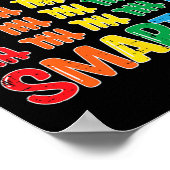 100頭が切れる日100th Day Of School先生 ポスター (角)