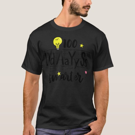 100頭が切れる日100th Day Of School Equipment Englis Tシャツ (正面)
