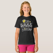 100頭が切れる日100th Day of School Tシャツ (正面フル)