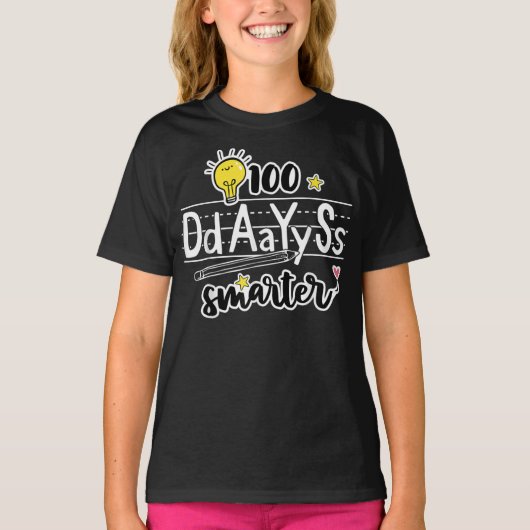 100頭が切れる日100th Day of School Tシャツ (正面)