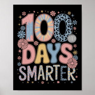 100頭が切れる日Happy 100th Day Of School Kids Bo ポスター