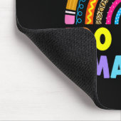 100頭が切れる日Happy 100th Day Of School Rainbow マウスパッド (コーナー)