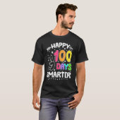100頭が切れる日Happy 100th Day Of School Sign Te Tシャツ (正面フル)