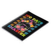 100頭が切れる日Messy Bun 100th Day of School ノートブック (左側)