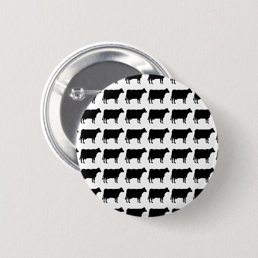 100頭の牛 缶バッジ (正面&裏面)