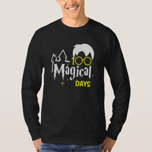 100魔法の日ウィザード学校の100日テアック Tシャツ (正面)