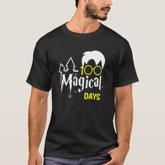 100魔法の日ウィザード学校の100日テアック Tシャツ (正面)