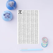 1000の最初の桁のPi番号 |数学記号 チラシ (シングル)