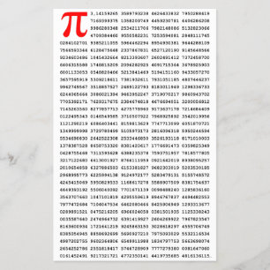 1000の最初の桁のPi番号 数学記号 チラシ