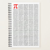 1000の最初の桁のPi番号 |数学記号 プランナー手帳 (正面)