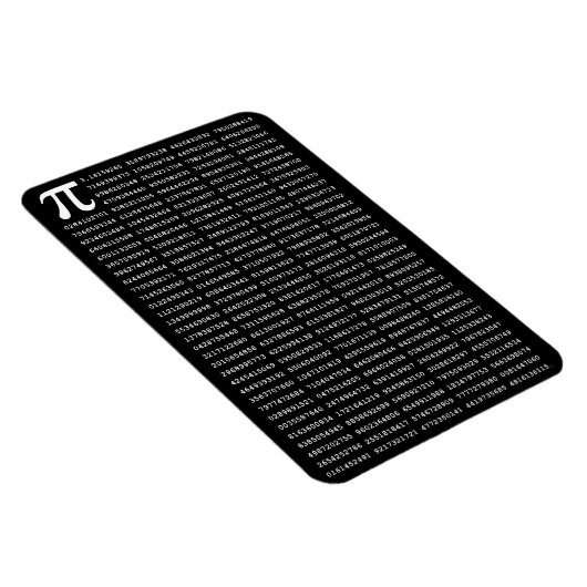 1000の最初の桁のPi番号 |数学記号 マグネット (右側)