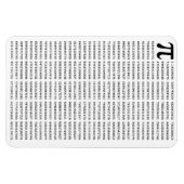 1000の最初の桁のPi番号 |数学記号 マグネット (横)