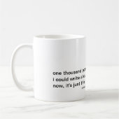 1000の詩 コーヒーマグカップ (左)