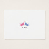 1000ぶら下がったの折り紙紙ク結婚レーン (裏面)