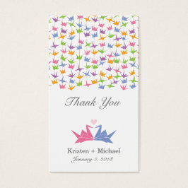 1000ぶら下がったの折り紙紙ク結婚レーン