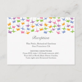 1000ぶら下がったの折り紙紙ク結婚レーン エンクロージャーカード