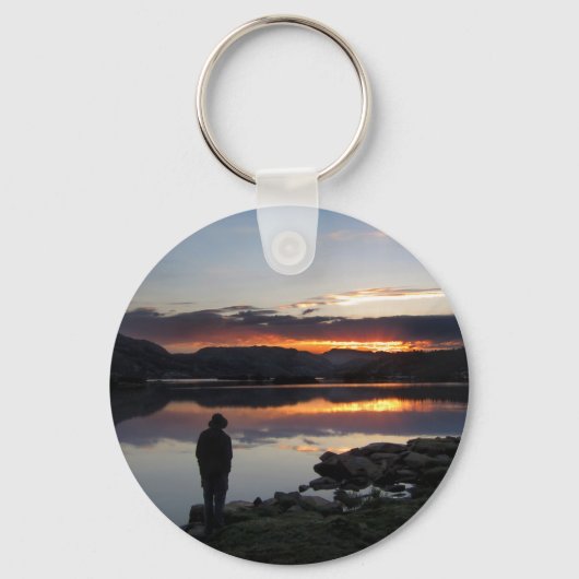 1000アイランドレイクサンライズ – アンセルアダムスウィルダネス キーホルダー (正面)