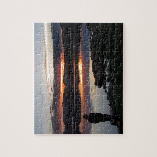 1000アイランドレイクサンライズ – アンセルアダムスウィルダネス ジグソーパズル (縦)