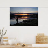 1000アイランドレイクサンライズ – アンセルアダムスウィルダネス ポスター (キッチン)