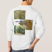 1000オークス公園の景勝地モンタージュ Tシャツ (裏面)