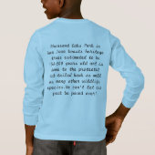 1000オークス公園保全木とランドスキャップ Tシャツ (裏面)