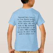 1000オークス公園保全木とランドスキャップ Tシャツ (裏面)