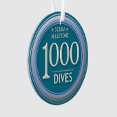 1000ダイブ オーナメント (正面)