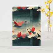 1000ツル交響楽団 カード (黄色い花)