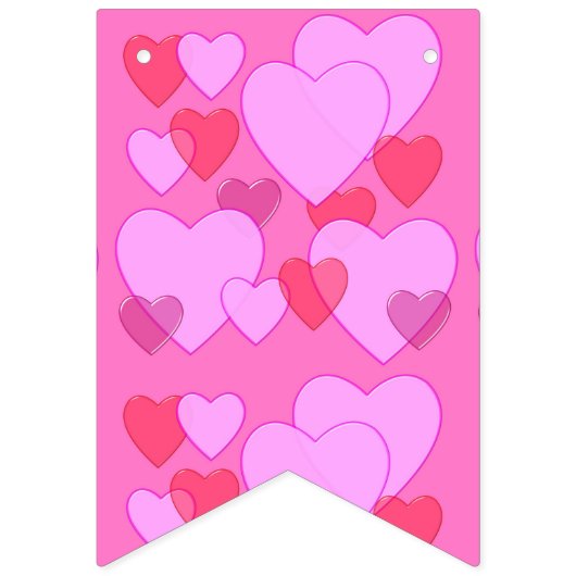 1000ハート バンティングフラッグ (第2の旗)