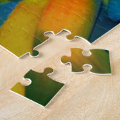 1000ピース緋色マカオ ジグソーパズル (側面)