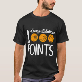 1000ポイントバスケットボールスコアラーハイスクールバスケットボール Tシャツ