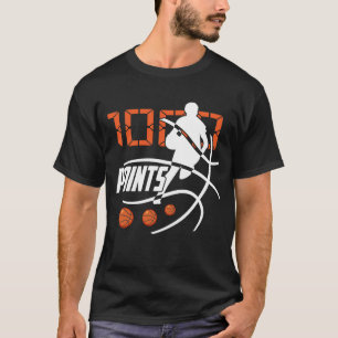 1000ポイントバスケットボールスコアラーハイスクールバスケットボール Tシャツ