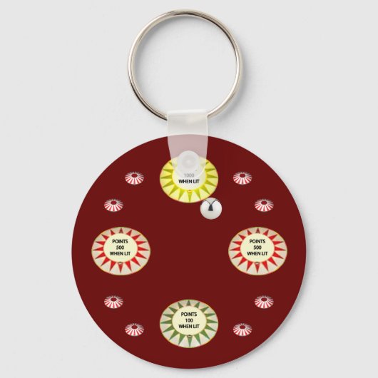 1000ポイントピンボール キーホルダー (正面)