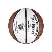 1000ポイント記念カスタマイズ記念 ミニバスケットボール (縦)